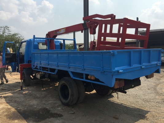 หกล้อ NPR ดั้ม+เครนTADANO 2.5ตัน3ปลอก2ชัก