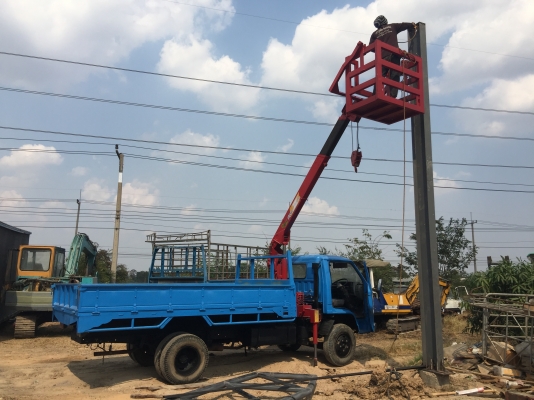 หกล้อ NPR ดั้ม+เครนTADANO 2.5ตัน3ปลอก2ชัก