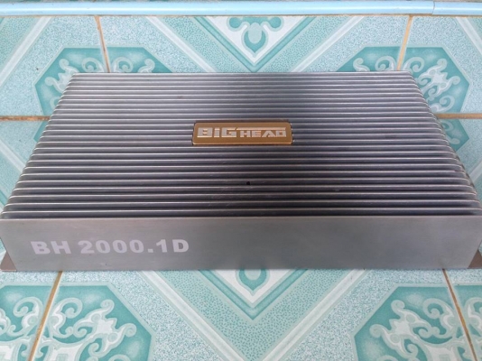 แอมป์คลาสดี BIGHEAD 2000.1d มือสองสภาพสวย เดิมๆเพิ่งแกะฝาตอนถ่ายใส้ ใช้งานปกติ เบสดีมาก ขับ10&quot;-12&quot;หล่อว้อยไม่เกิน3&quot;ได้ ขาย 2750 บาท สนใจ0892425454 อยู่สระบุรีส่งได้