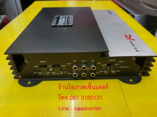 เพาเวอร์ รถยนต์ Priority 100W x 4CH Class AB รุ่น PT-556 สภาพใหม่มาก เพาเวอร์ รถยนต์ Priority 100W x 4CH Class AB รุ่น PT-556 สภาพใหม่มาก