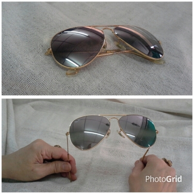 แว่นตา เรย์-แบน ยูเอสเอ &#039;เทพบุตรตาไฟ&#039; (เลนส์ปรอท) Original B&amp;L RAY-BAN handmade in USA