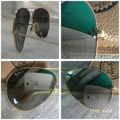 แว่นตา เรย์-แบน ยูเอสเอ &#039;เทพบุตรตาไฟ&#039; (เลนส์ปรอท) Original B&amp;L RAY-BAN handmade in USA