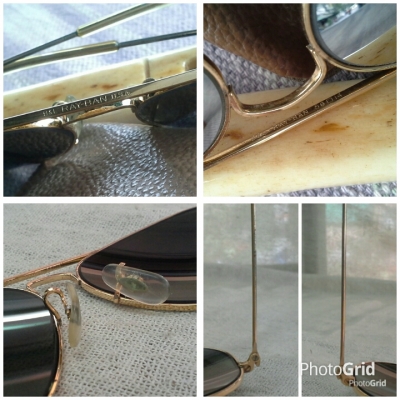 แว่นตา เรย์-แบน ยูเอสเอ &#039;เทพบุตรตาไฟ&#039; (เลนส์ปรอท) Original B&amp;L RAY-BAN handmade in USA