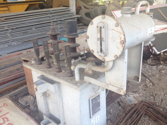 ขาย หม้อแปลงไฟ ขนาด 50 kv ใช้งานได้ ซื้อมาไม่ได้ใช้ ขาย 35000