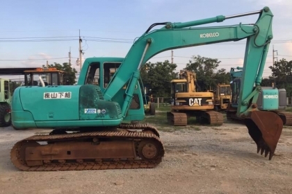 ขาย รถแบคโฮ KOBELCO SK100-3 มาคไฟ้ ซุปปอร์ เก่าญี่ปุ่น โทร.090-986-2521 อ๊อบ