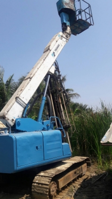 ขายด่วน รถกระเช้า ตีนตะขาบ(แทรคเหล็ก) เก่าจาก japan ใช้งานได้จริง เครน TADANO AC-120 ยกสูงได้ถึง 12 