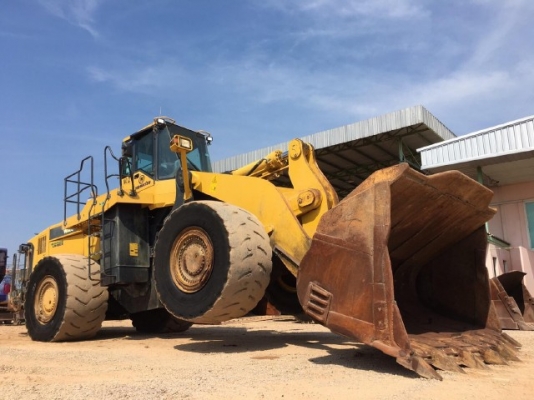 ขายรถตักล้อยาง KOMATSU WA600-6 รถนอกนำเข้าจากญี่ปุ่น สภาพสวยพร้อมใช้ มีVDOการทำงานครับ