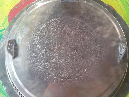 ถาดทองเหลือง 16 นิ้ว ลายเทพพนม สวยๆ ใบละ 1,900 ด่วนๆๆๆ