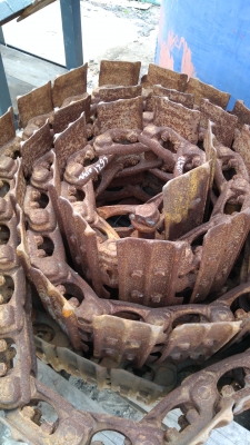 โซ่พร้อมใบแม็คโคร ใส่ PC60/ D2 หน้ากว้าง 30 ซม.