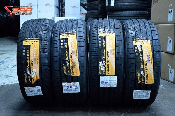 Continental MC5 205/50R16 เส้นละ 2,500 บาท