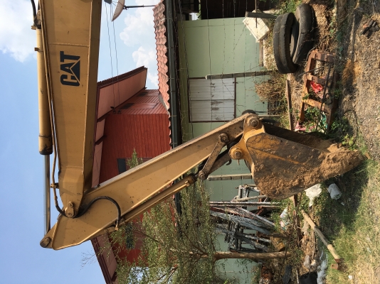 แบ็คโฮ CAT120B ช่วงล่างทำมาใหม่ เอกสารใบซื้อขาย ดูรถ ท่าวุ้ง ลพบุรี