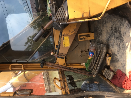 แบ็คโฮ CAT120B ช่วงล่างทำมาใหม่ เอกสารใบซื้อขาย ดูรถ ท่าวุ้ง ลพบุรี