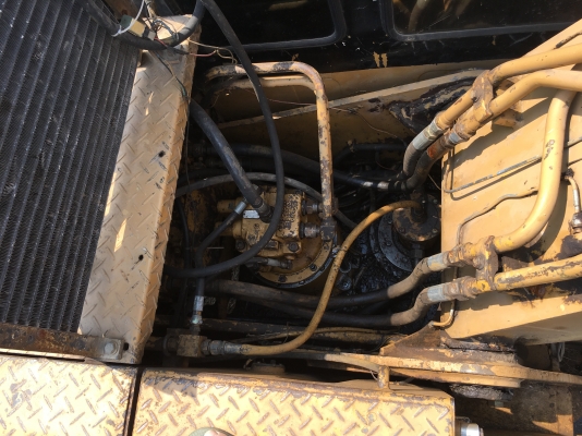 แบ็คโฮ CAT120B ช่วงล่างทำมาใหม่ เอกสารใบซื้อขาย ดูรถ ท่าวุ้ง ลพบุรี