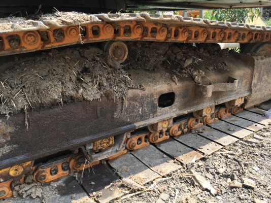 แบ็คโฮ CAT120B ช่วงล่างทำมาใหม่ เอกสารใบซื้อขาย ดูรถ ท่าวุ้ง ลพบุรี