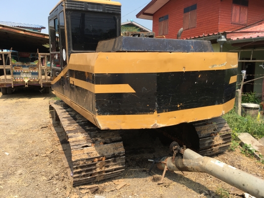แบ็คโฮ CAT120B ช่วงล่างทำมาใหม่ เอกสารใบซื้อขาย ดูรถ ท่าวุ้ง ลพบุรี