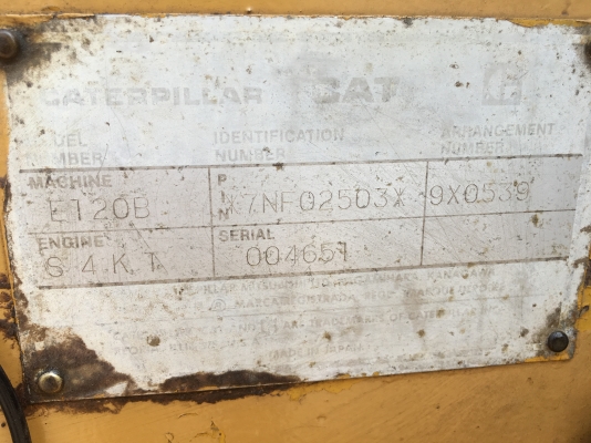 แบ็คโฮ CAT120B ช่วงล่างทำมาใหม่ เอกสารใบซื้อขาย ดูรถ ท่าวุ้ง ลพบุรี