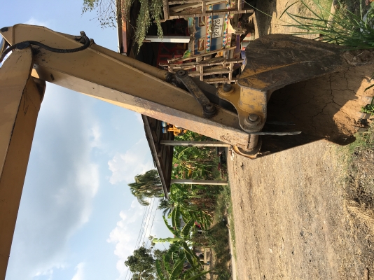 แบ็คโฮ CAT120B ช่วงล่างทำมาใหม่ เอกสารใบซื้อขาย ดูรถ ท่าวุ้ง ลพบุรี
