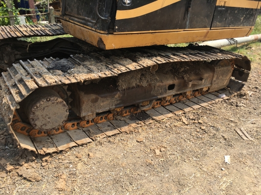 แบ็คโฮ CAT120B ช่วงล่างทำมาใหม่ เอกสารใบซื้อขาย ดูรถ ท่าวุ้ง ลพบุรี