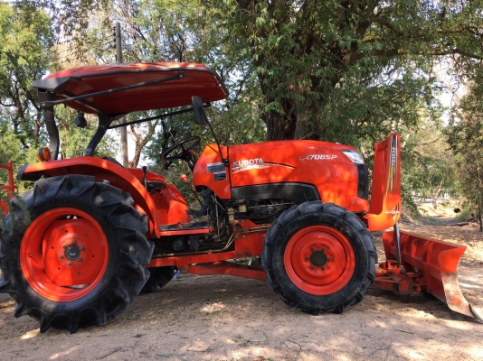 ขาย L4708 SP สภาพสวยสีเดิมโรงงาน 100\% ใบมีดคานล่าง+ผานบุกเบิกตราช้าง DP224F