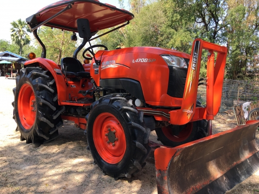 ขาย L4708 SP สภาพสวยสีเดิมโรงงาน 100\% ใบมีดคานล่าง+ผานบุกเบิกตราช้าง DP224F