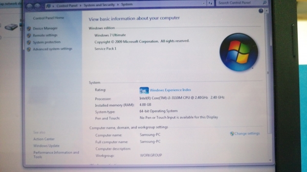 Lenovo G400 Core i3