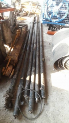 กระบอกไฮดรอลิค กระบอกโต 2นิ้ว7หุน แกนโต 1นิ้ว7หุน กระบอกยาว 4.10เมตร