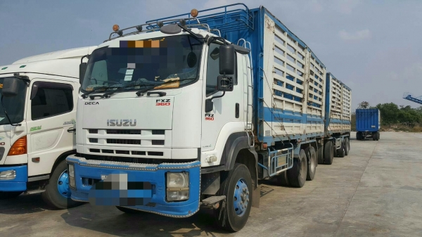 ขายด่วน ISUZU360 ปี53 แม่ลูกดั้ม อู่โชคชัยยาว7เมตร เครื่องดี คัชชีสวย สภาพยางพร้อมใช้งาน เอกสารเล่มท