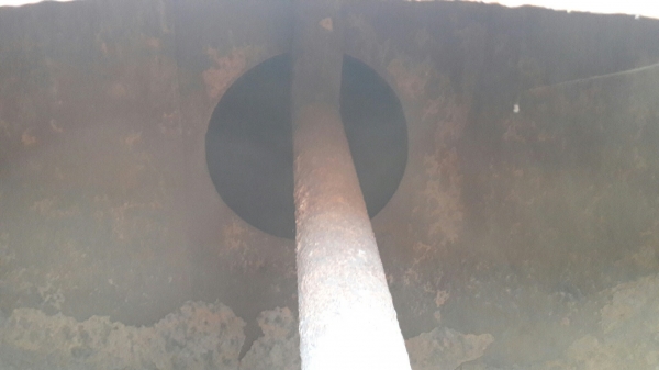 ถังน้ำใส่ 10 ล้อขนาด 12,000 ลิตร พึ่งถอดออกจากรถ