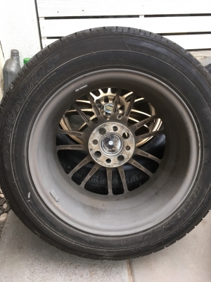 ล้อ re30 ขอบ15 กว้าง7 อ๊อฟบวก38 งาน TAW พร้อมยางปี 16 Dunlop Touring T1 195 60