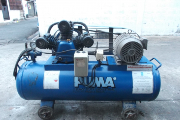 ปั้มลมพูม่า 148 ลิตร ไฟ220 มอเตอร์2แรง พร้อมใช้