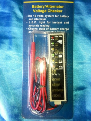 ิ battery alternator voltage checker เครื่องเช็คแบตเตอรี่ เช็คไดชาตท์ เช็คโวล แบต