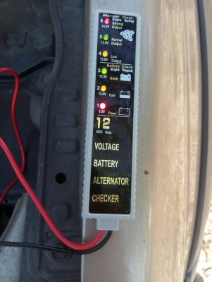 ิ battery alternator voltage checker เครื่องเช็คแบตเตอรี่ เช็คไดชาตท์ เช็คโวล แบต