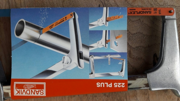 ขายเลื่อยเหล็กSANDVIK 225 Plus BAHCO MADE IN SWEDEN.ใหม่เก่าเก็บ