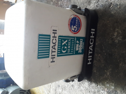 ขาย !! ปั้มน้ำแรงดันคงที่.ฮิตาชิ.ขนาด300w.สภาพเดิมๆ.พร้อมใช้งาน