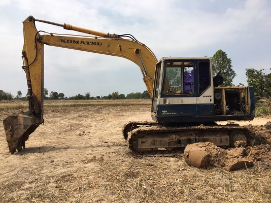 KOMATSU PC120-5 ราคา 395,000 บาท คอนโทรลสั้น เครื่องดี ปั้มแง โช่บาง เอวขยับนิดๆ ไฟฟ้าตัด เอกสารชื้อขาย