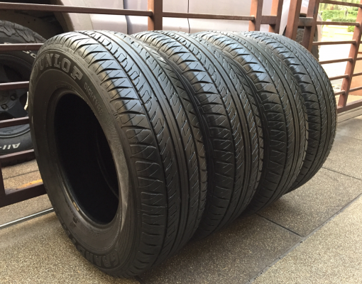 ยาง Dunlop 245 70 16 ปี15 เนื้อนิ่มๆ ดอกเต็ม ใช้ยาว ราคาไม่แพง