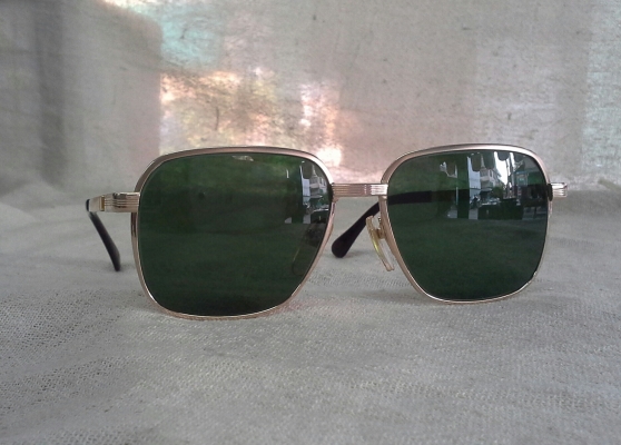 แว่นตาอเมริกันวินเทจ ยุค &#039;80s  ไททาเนียมบริสุทธิ์ + โกลด์ฟิลด์  Vintage MA handmade in USA