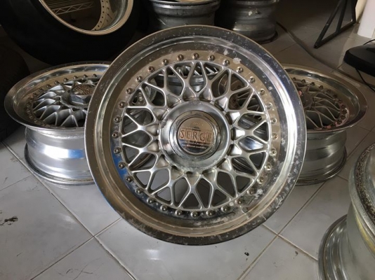 ขายล้อ WORK SERGR-Mesh ขอบ 15x6.5 ET+35 5รู114.3 ประมูลญี่ปุ่น
