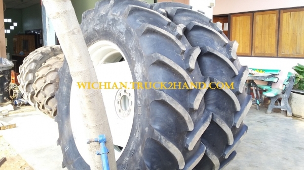 ขายแล้ว ขอบคุณเฮียชลโควต้าอ้อยรง.น้ำตาลราชบุรีครับ ยางรถไถถอด\% หน้า14.9-28 หลัง18.4-38 ไฟร์สโตนเก่านอก ยางสวยดอกเต็ม