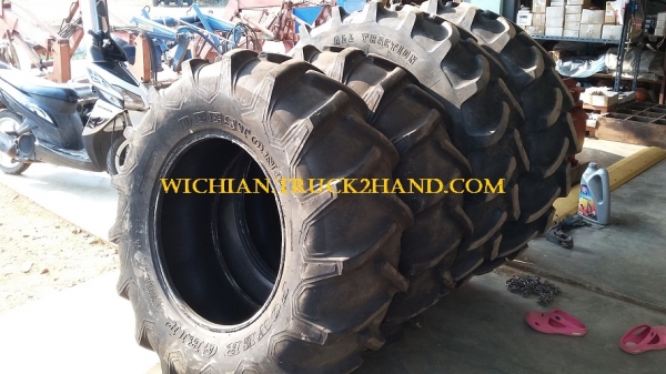 ขายแล้ว ขอบคุณเฮียชลโควต้าอ้อยรง.น้ำตาลราชบุรีครับ ยางรถไถถอด\% หน้า14.9-28 หลัง18.4-38 ไฟร์สโตนเก่านอก ยางสวยดอกเต็ม