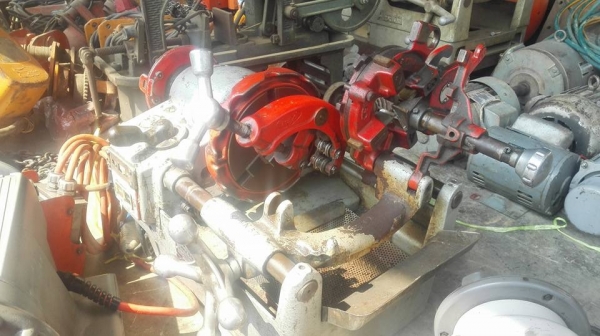 ** SOLD ** เครื่องต๊าปแป๊ปญี่ปุ่น Rex 60 A III Made in JAPAN ต๊าปได้ 1/2"- 2.5" ของลงตู้สดนอกอุปกรณ์ครบสมบูรณ์พร้อมใช้