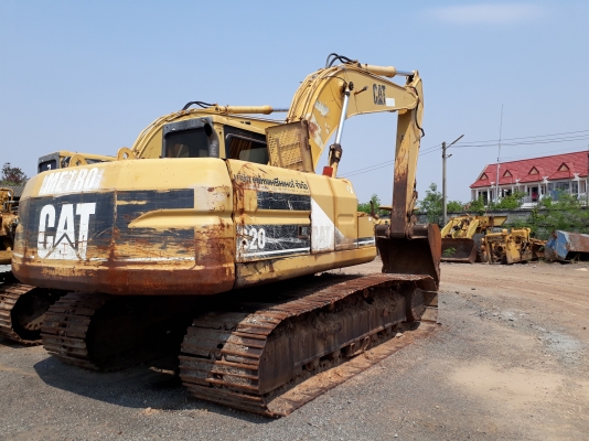 ขายด่วน แมคโคร CAT 320V2 สภาพพร้อมใช้งาน เครื่องปั้มดี โซ่ช่วงล่างสวย ไฟฟ้าอยู่ ตัดเฉพาะมอเตอร์คันเร่ง บูมอามสวย สลักบุ๋งแน่น บุ๋งกี้สวย เอกสารเล่มทะเบียน