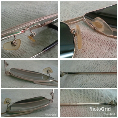 แว่นตาวินเทจผู้ดีอังกฤษ  งานทองเดินลาย  โมเดล &#039;คาราวาน-คานยาว&#039;  Vintage CAMBRIDGE handmade in Enqland
