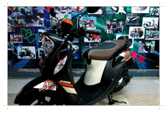 ( ผ่อนได้ดาวน์ 5900 บาท) Fino125 i สีดำ ตัวท๊อปล้อแม็ก รุ่นใหม่ล่าสุด รถ 6 เดือน 36900