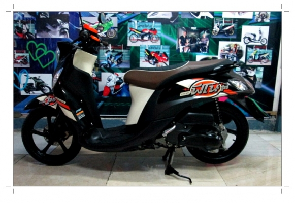 ( ผ่อนได้ดาวน์ 5900 บาท) Fino125 i สีดำ ตัวท๊อปล้อแม็ก รุ่นใหม่ล่าสุด รถ 6 เดือน 36900