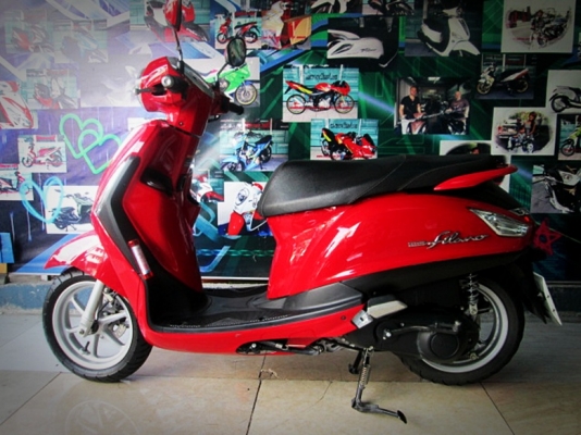 ( ผ่อนได้ดาวน์ 3900 บาท) Grand filano.สีแดง สวยโดดเด่น เครื่องยนต์แรงด้วย 125 cc ล้อแมกซ์ไร้ยางใน 39900