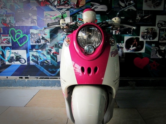 Fino สีชมพู  รุ่นขายดี เกย์แยก เครื่องยนต์เดิมๆ  แถม 3 รายการ 21900