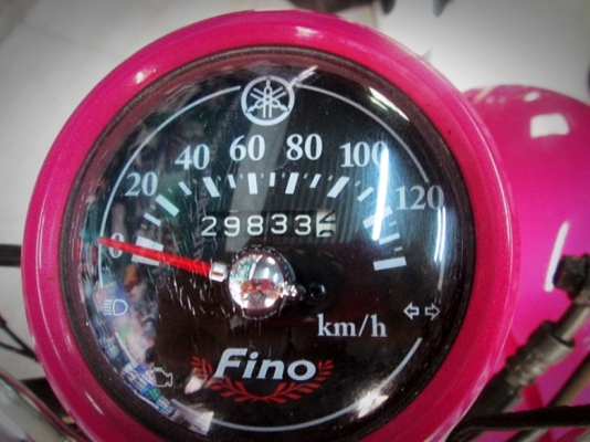 Fino สีชมพู  รุ่นขายดี เกย์แยก เครื่องยนต์เดิมๆ  แถม 3 รายการ 21900