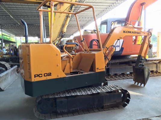 KOMATSU PC 02-1 เก่านอกญี่ปุ่นไม่เคยใช้งานในไทย ราคา 150,000