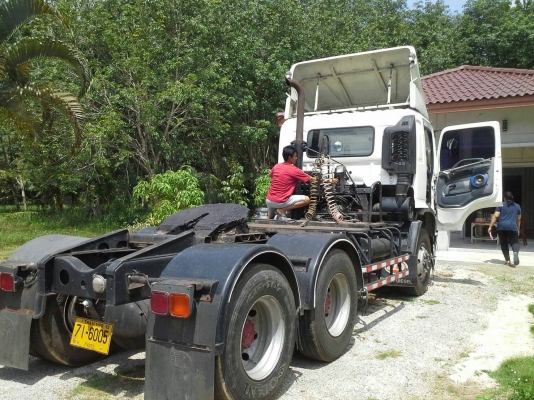 ขายรถ hino mega ปี 48 หางสามเพลาใหม่ ปี 57 โทร0887751079